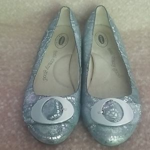 Dr. Scholl's Sparkle Blue Flats Size 9